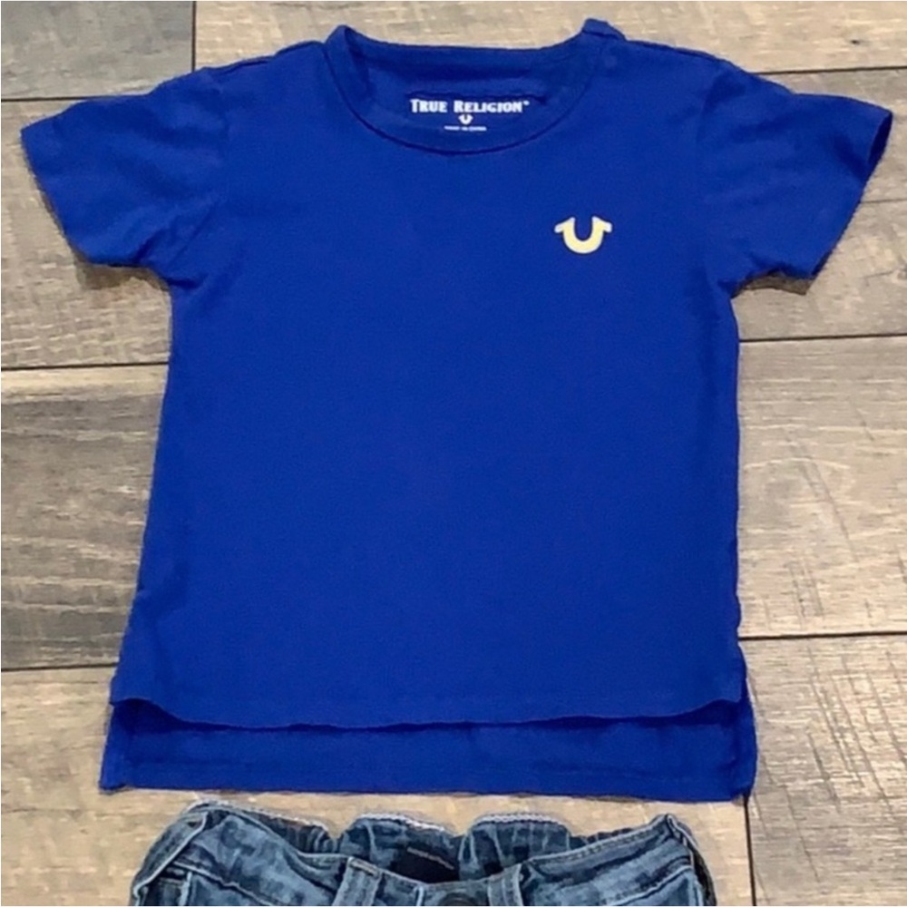 Authentic True Religion designer signature Jeans & tee shirt Sz
2T - Picture 3 of 8